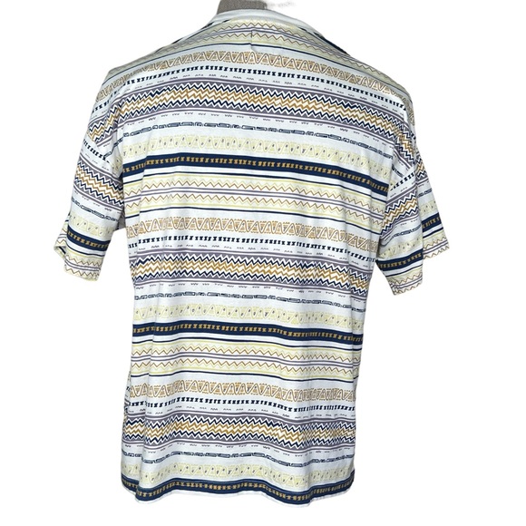 Billabong Men’s Crew Neck Short Sleeve Shirt With Abstract Stripes Small VGC - Picture 5 of 9